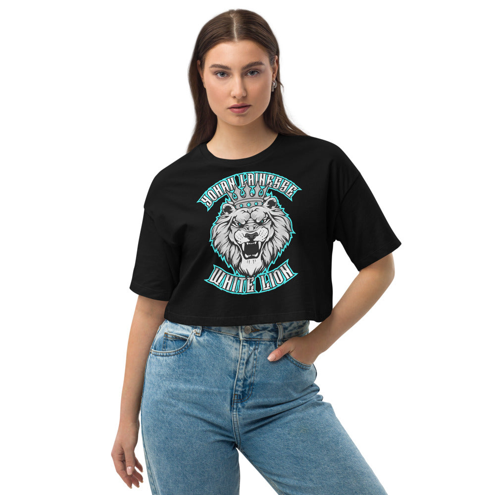 Yohan The "White Lion" Lainesse Crop Tee WL1